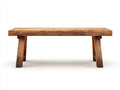 Gartenbank aus Holz 170x42x45 cm - Braun - Rustikales Design für Garten