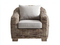 Polyrattan Gartensessel in Rattanoptik 98 x 88 x 80 cm - Naturfarben-Beige - für Garten und Terrasse
